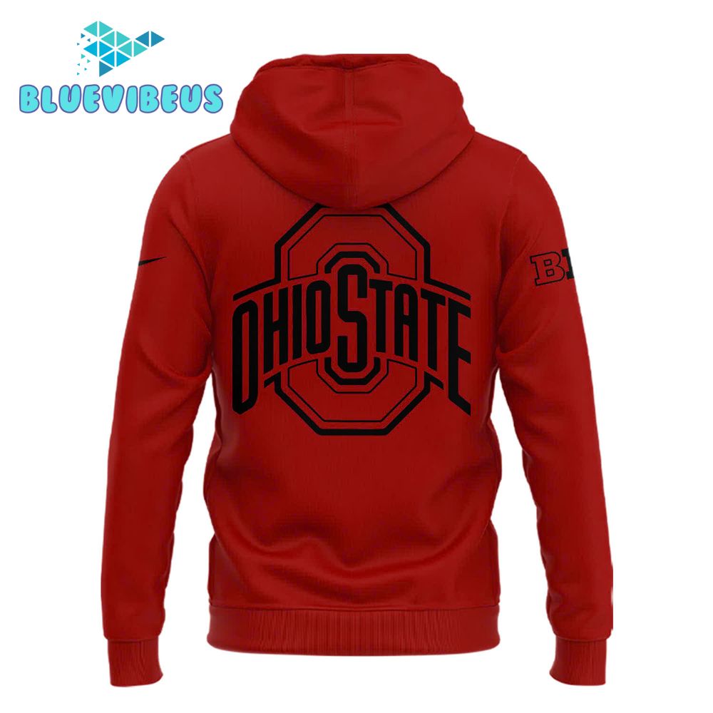 Ohio State Football FOLLOW JESUS Red Hoodie