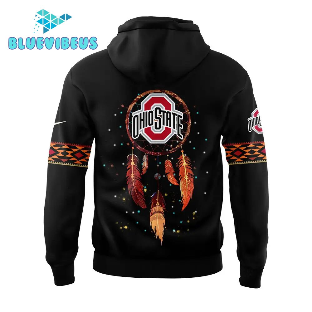 Ohio State Football Native American Heritage Month Nike Hoodie