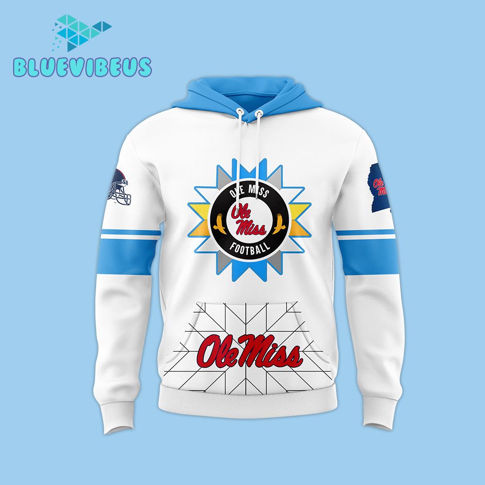 Ole Miss Rebels Football 2024 Native American Heritage Month Hoodie