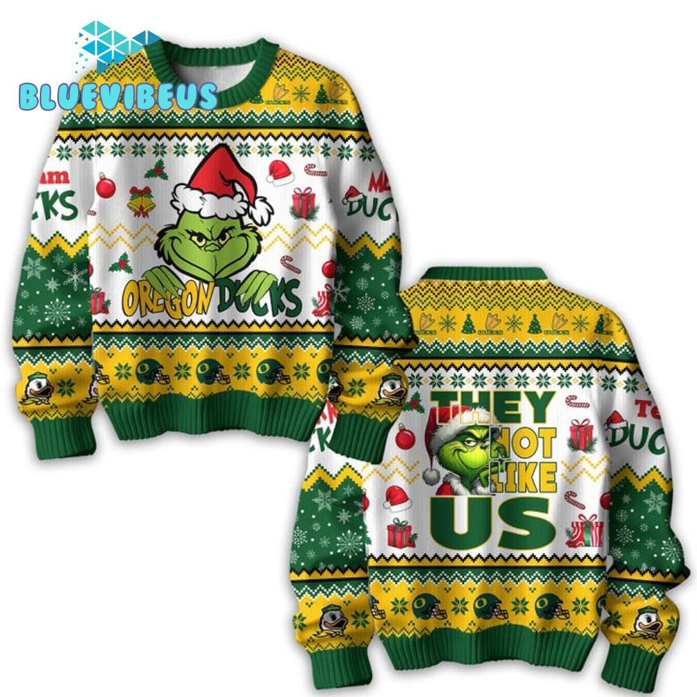 Oregon Ducks NCAA Football Christmas 2024 Ugly Sweater