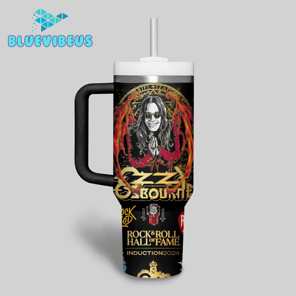 Ozzy Osbourne Rock And Roll Madman Customized Stanley Tumbler