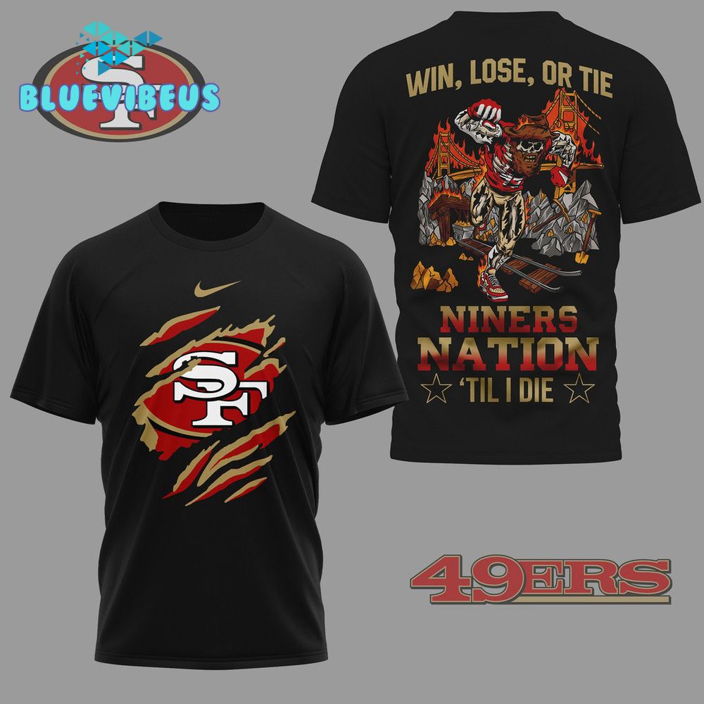 San Francisco 49ers Niners Nation 3D Shirt