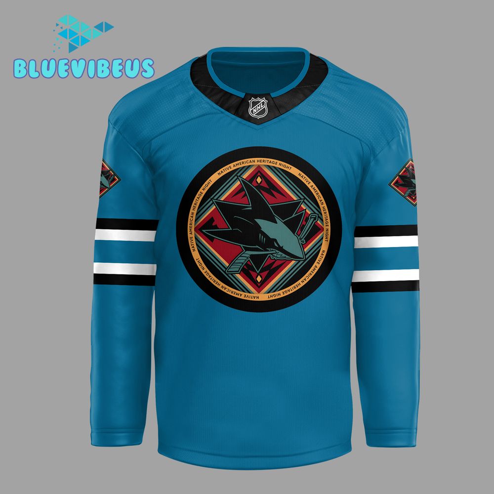 San Jose Sharks NHL Native American Heritage Night Hockey Jersey