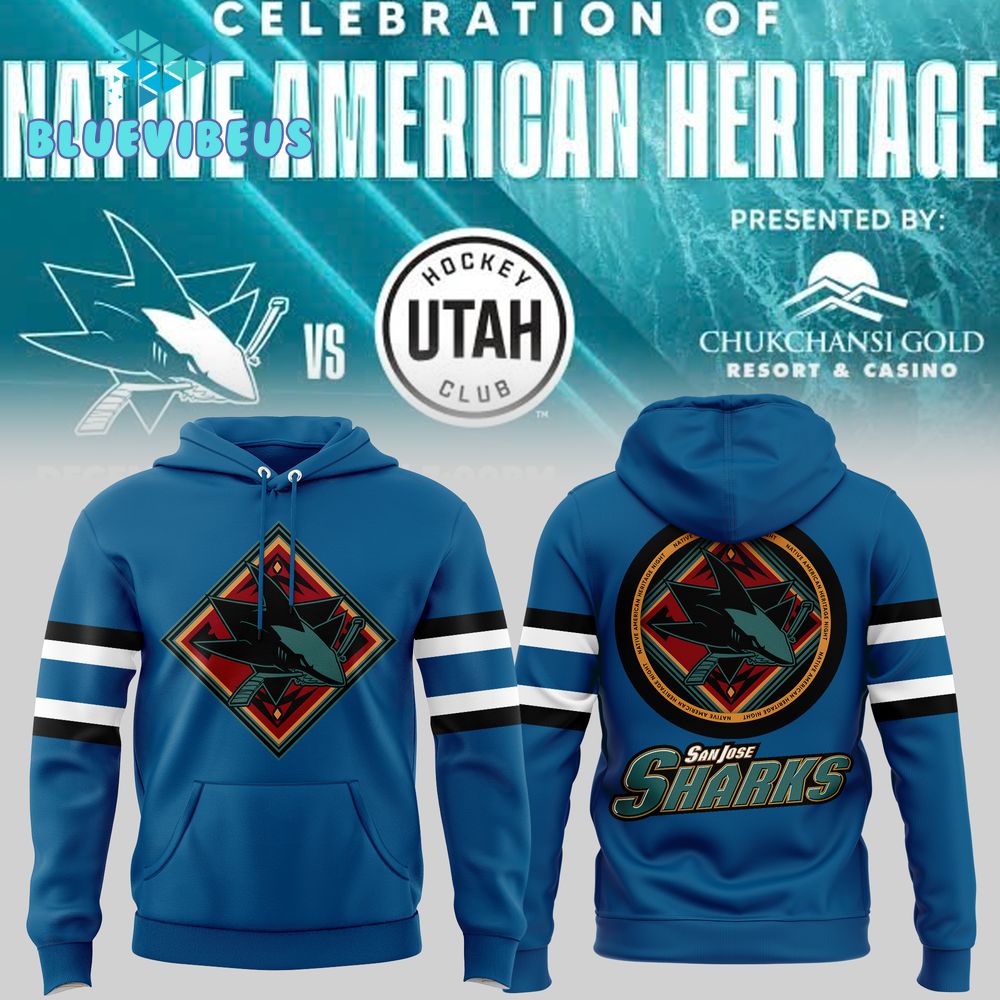 San Jose Sharks NHL Native American Heritage Night Hoodie, Pants, Cap