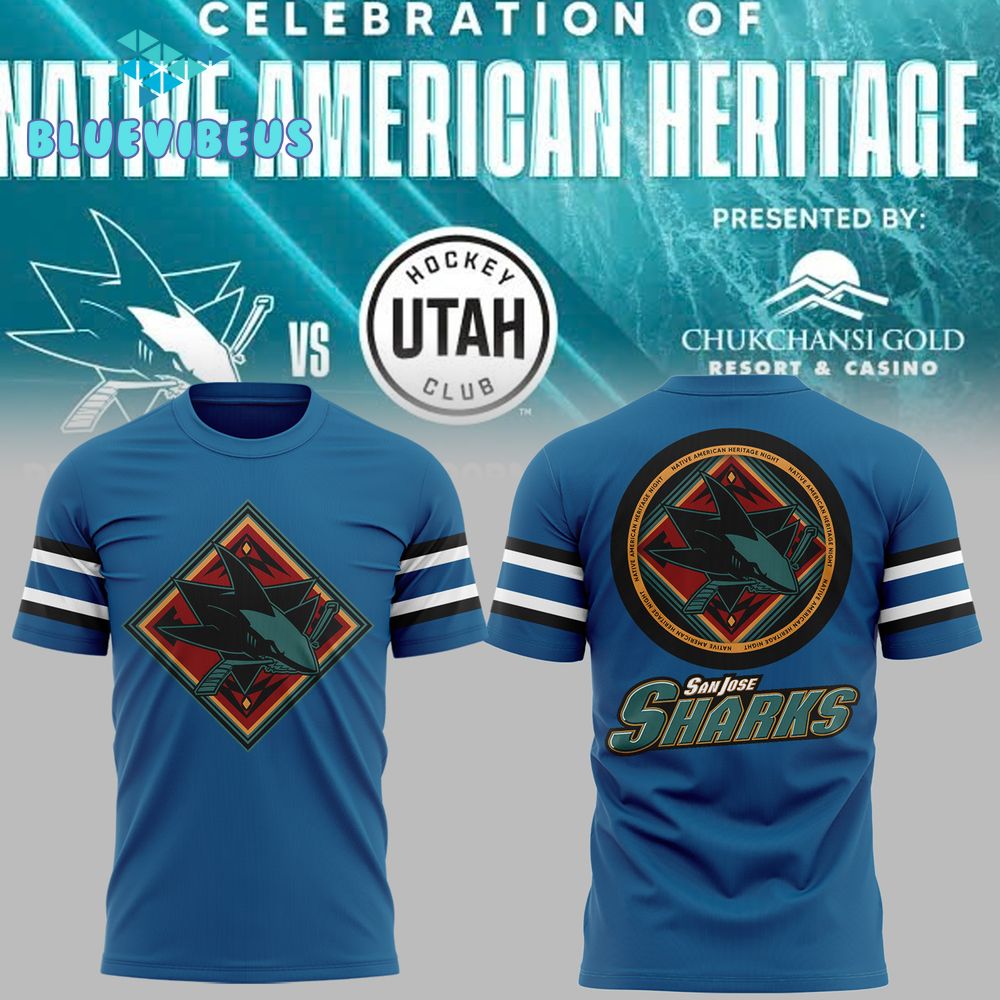 San Jose Sharks NHL Native American Heritage Night Shirt