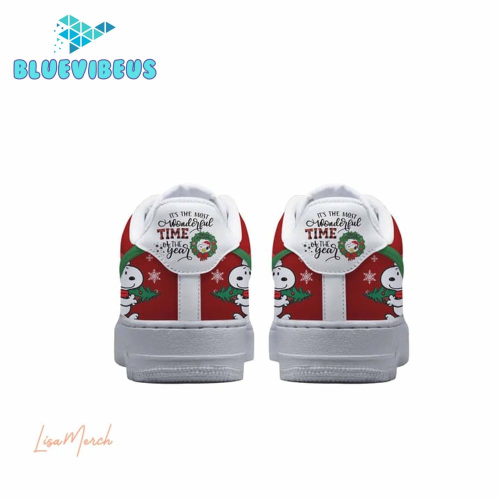 Snoopy Happiness Is A Warm Puppy Christmas Air Force 1