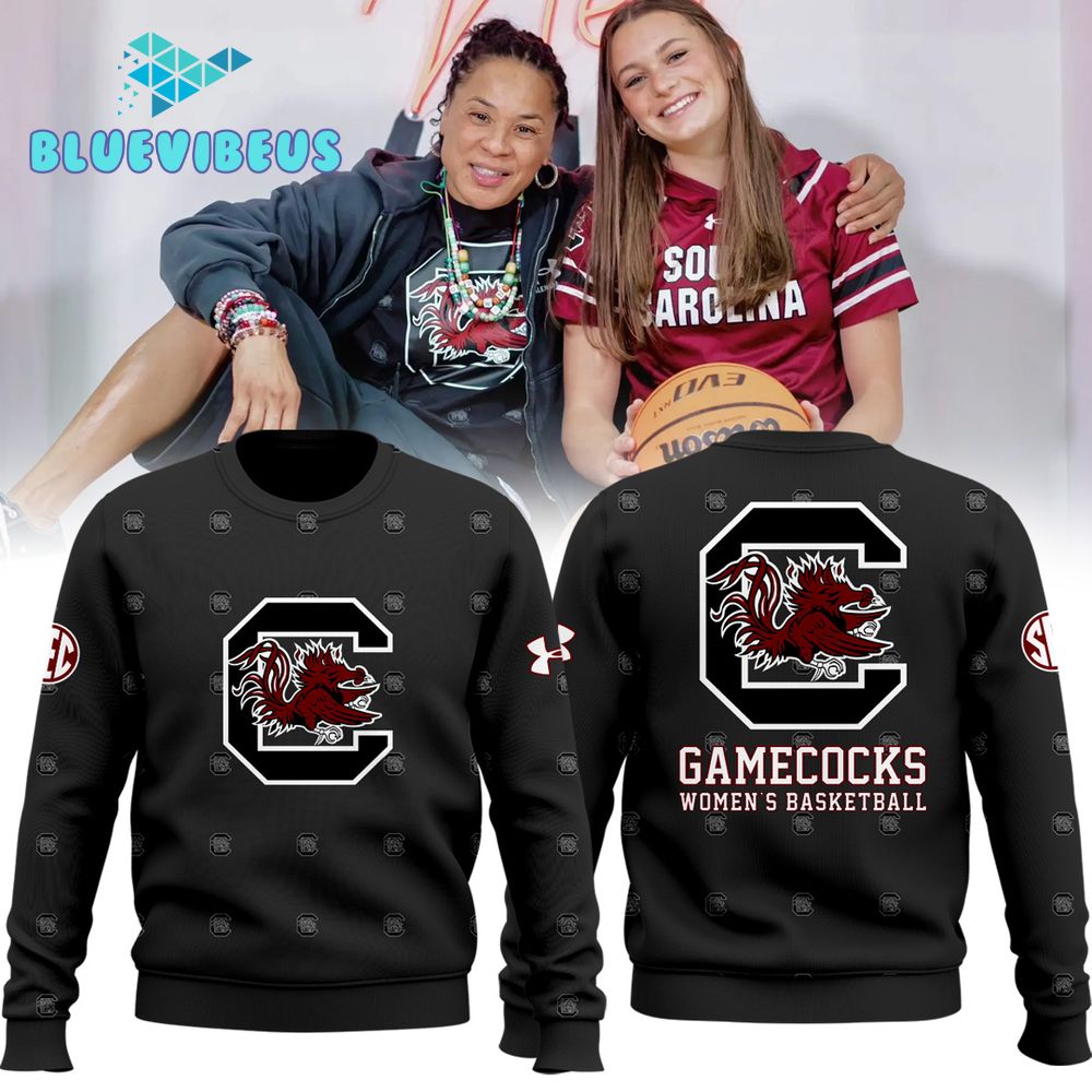 South Carolina Gamecocks Women’s Basketball 2024 Black Sweatshirt