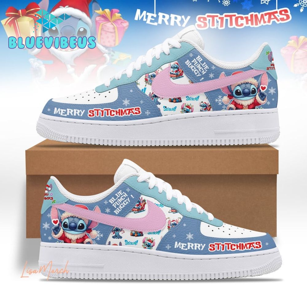 Stitch Merry Christmas 2024 Limited Air Force 1