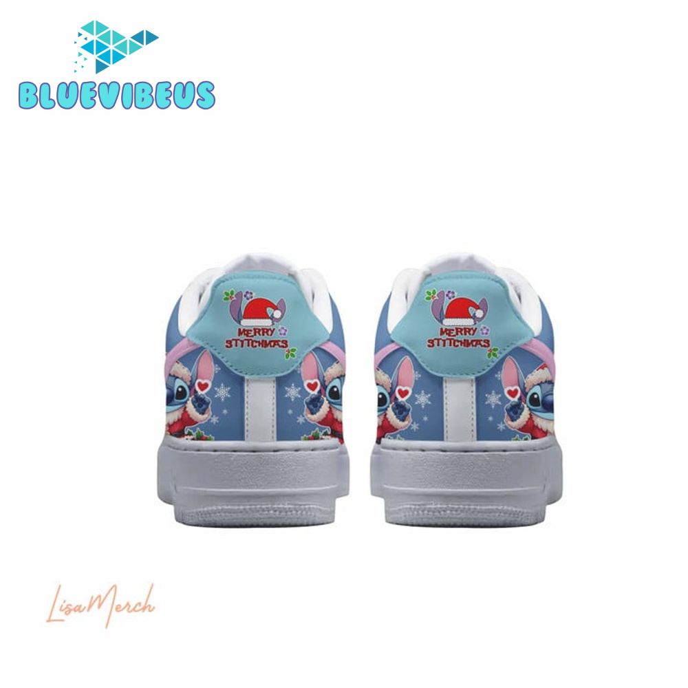 Stitch Merry Christmas 2024 Limited Air Force 1