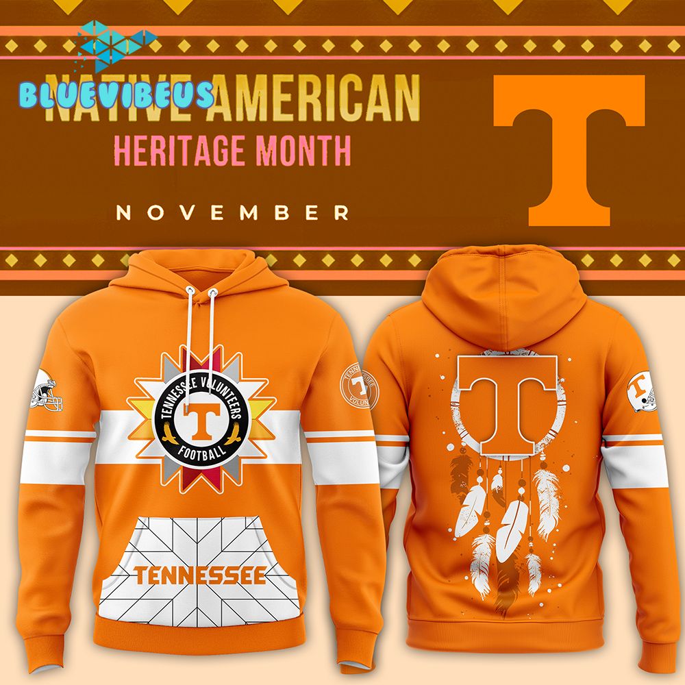 Tennessee Volunteers Football 2024 Native American Heritage Month Hoodie