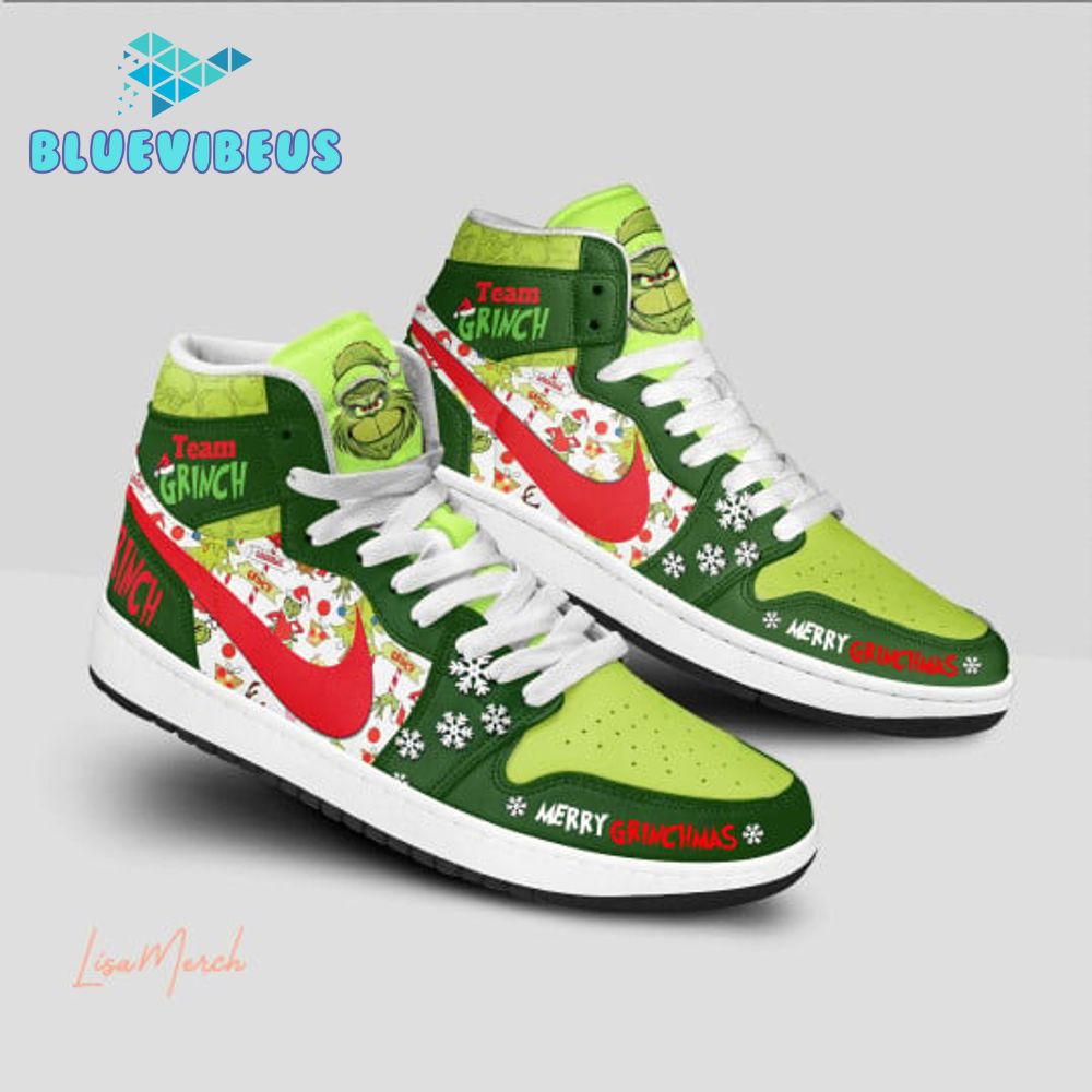 The Grinch Merry Christmas Nike Air Jordan 1 Sneakers