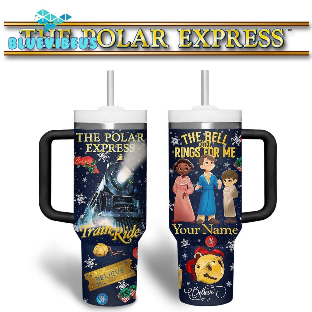 The Polar Express Train Ride Custom Name Stanley Tumbler