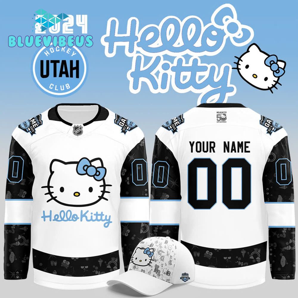 Utah Hockey Club x Hello Kitty 50th Anniversary Personalized Hockey Jersey