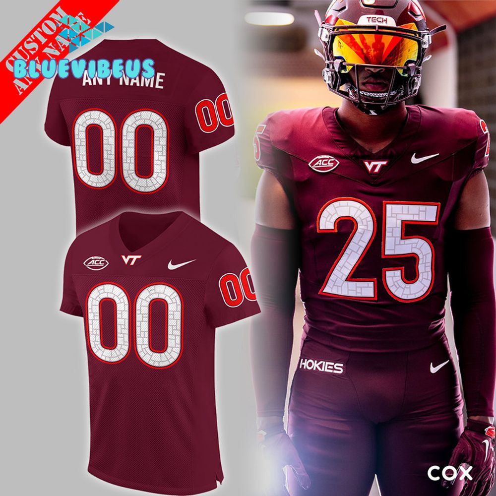 Virginia Tech Hokies Football NCAA 2024 Nike Football Jersey