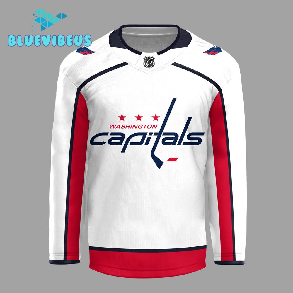 Washington Capitals 50th Anniversary Personalized Hockey Jersey