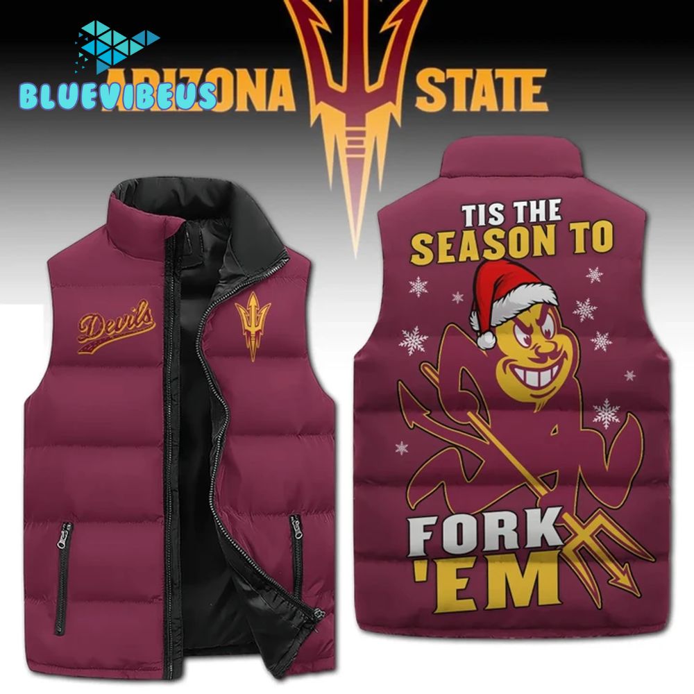 Arizona State Sun Devils Sleeveless Puffer Down Vest