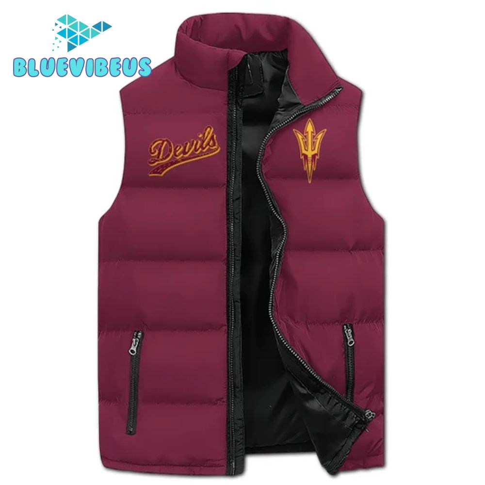 Arizona State Sun Devils Sleeveless Puffer Down Vest