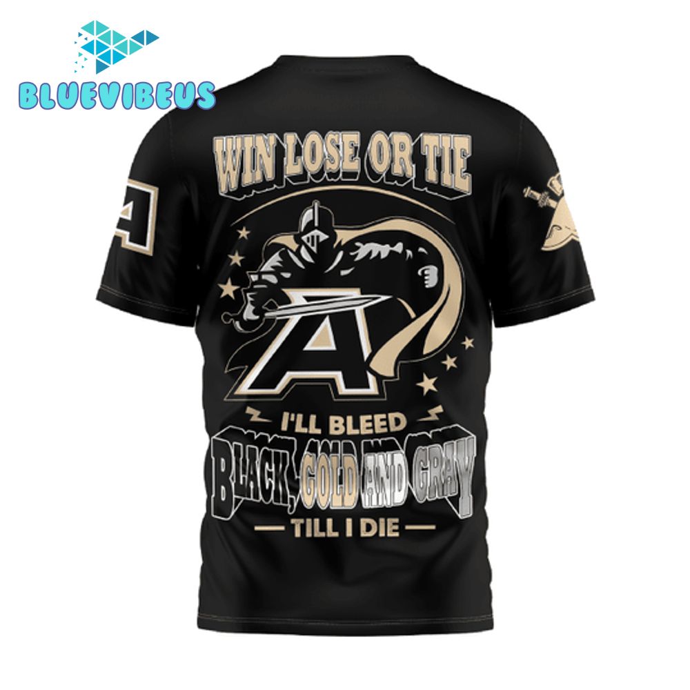 Army Black Knights “Win Lose Or Tie” Black Shirt