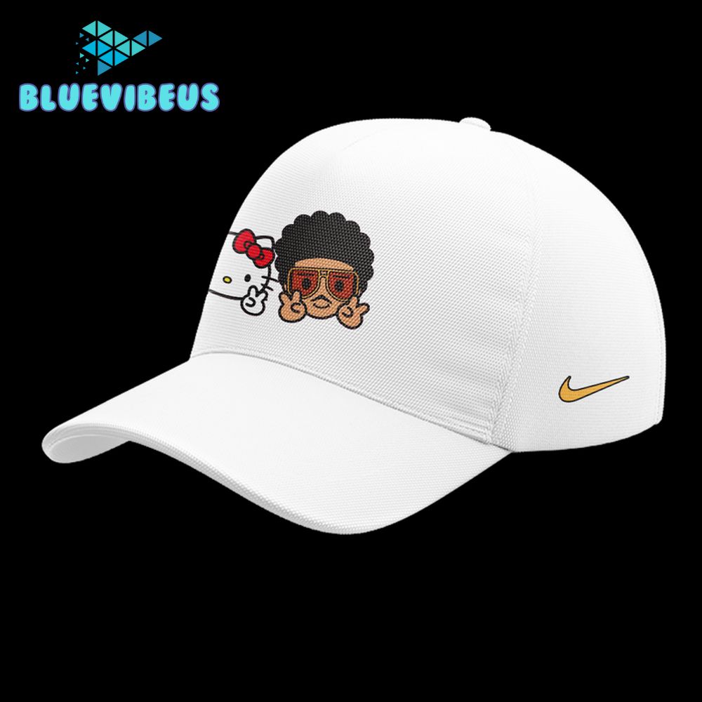 Bruno Mars x Hello Kitty Limited White Hoodie, Cap