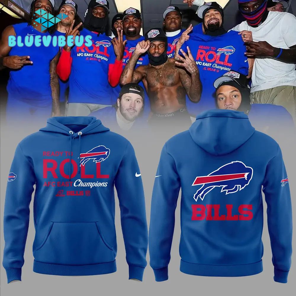 Buffalo Bills AFC East Division Champions Nike Blue Hoodie, Pants, Cap