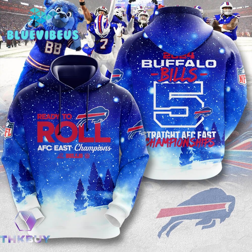 Buffalo Bills NFL Ready To Roll Christmas 3D Hoodie