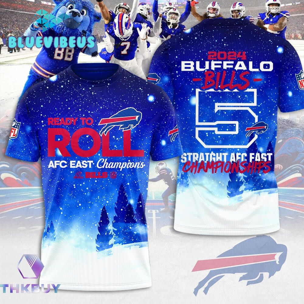 Buffalo Bills NFL Ready To Roll Christmas 3D Shirt