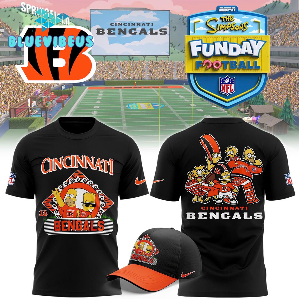 Cincinnati Bengals NFL 2024 Simpson Funday Football Special Shirt