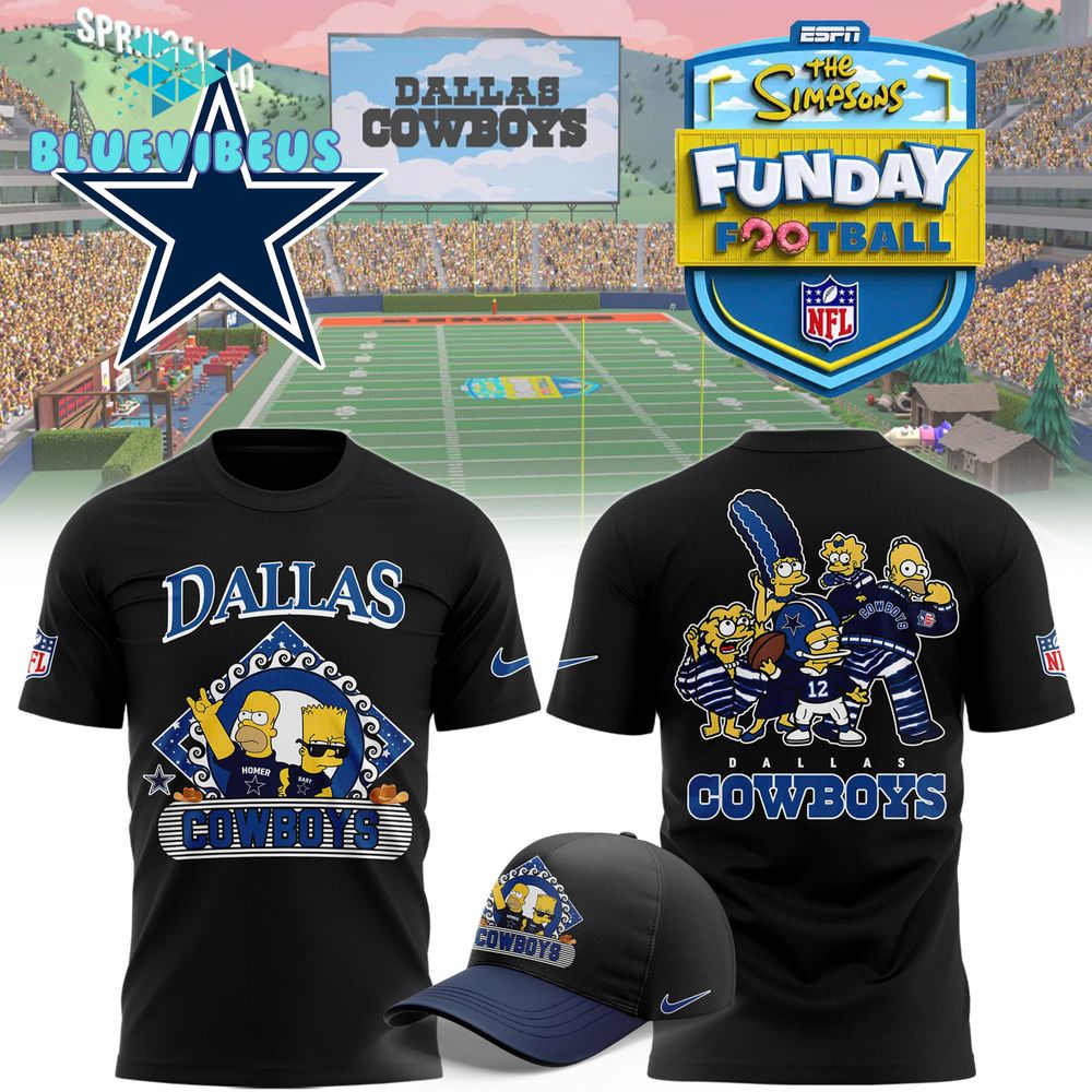 Dallas Cowboys NFL 2024 Simpson Funday Football Special Shirt