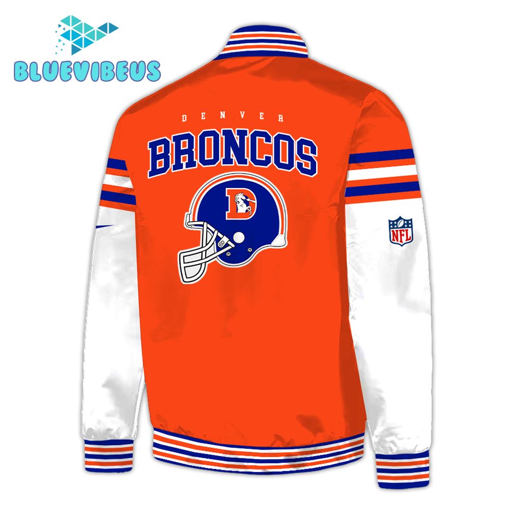 Denver Broncos Patrick Surtain Orange Baseball Jacket