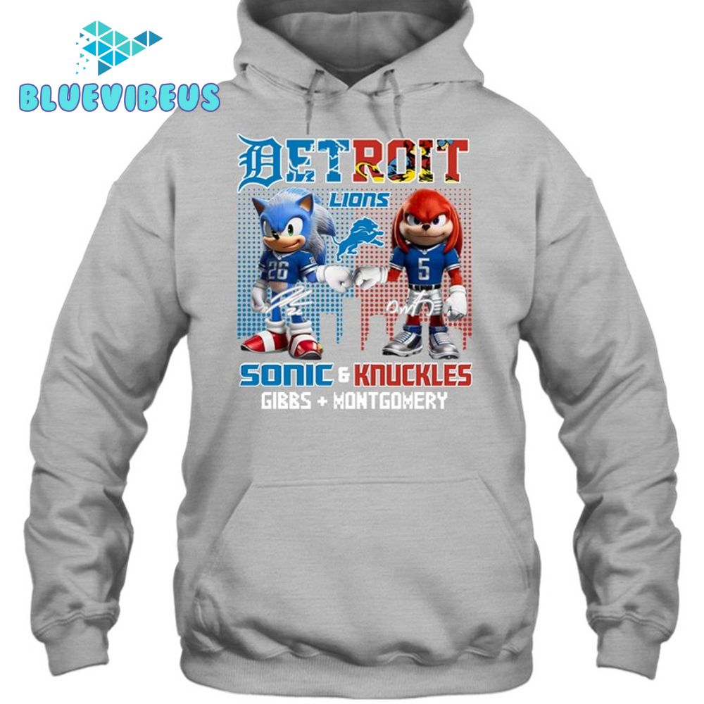 Detroit Lions x Sonic & Knuckles Limited Hoodie