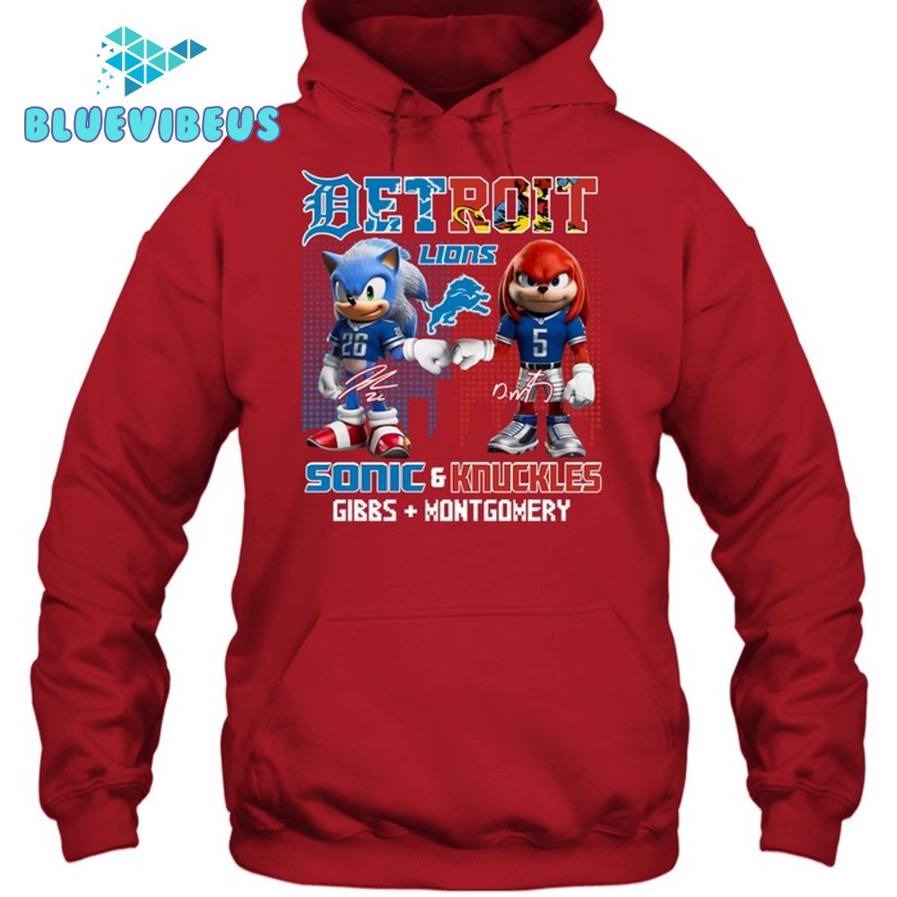 Detroit Lions x Sonic & Knuckles Limited Hoodie