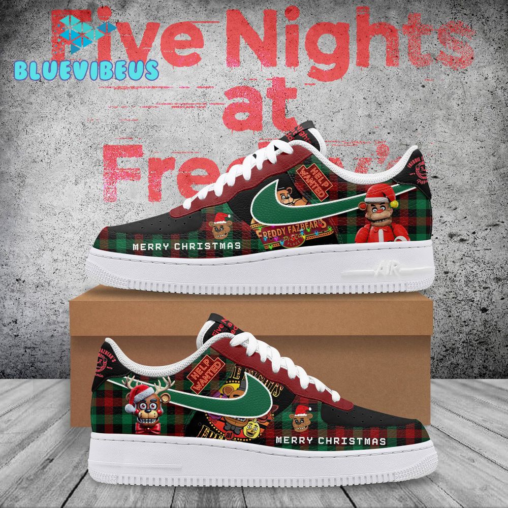 Five Nights at Freddy’s Christmas 2024 Air Force 1 Sneakers