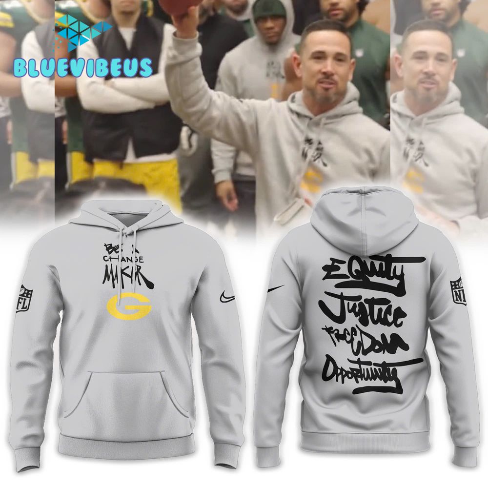 Green Bay Packers Be A Change Maker Limited Hoodie Set