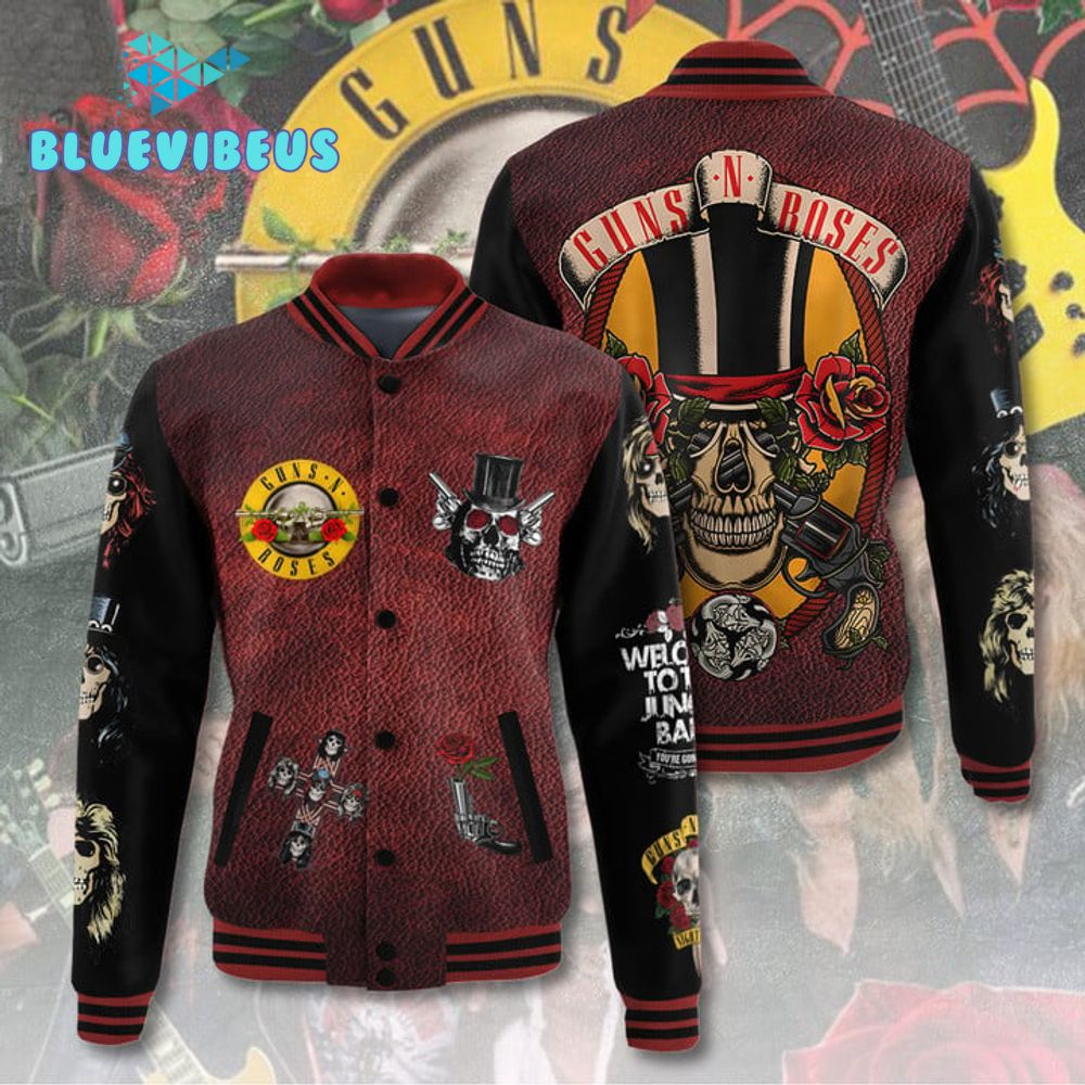 Guns N’ Roses Welcome To The Jungle Baseball Jacket