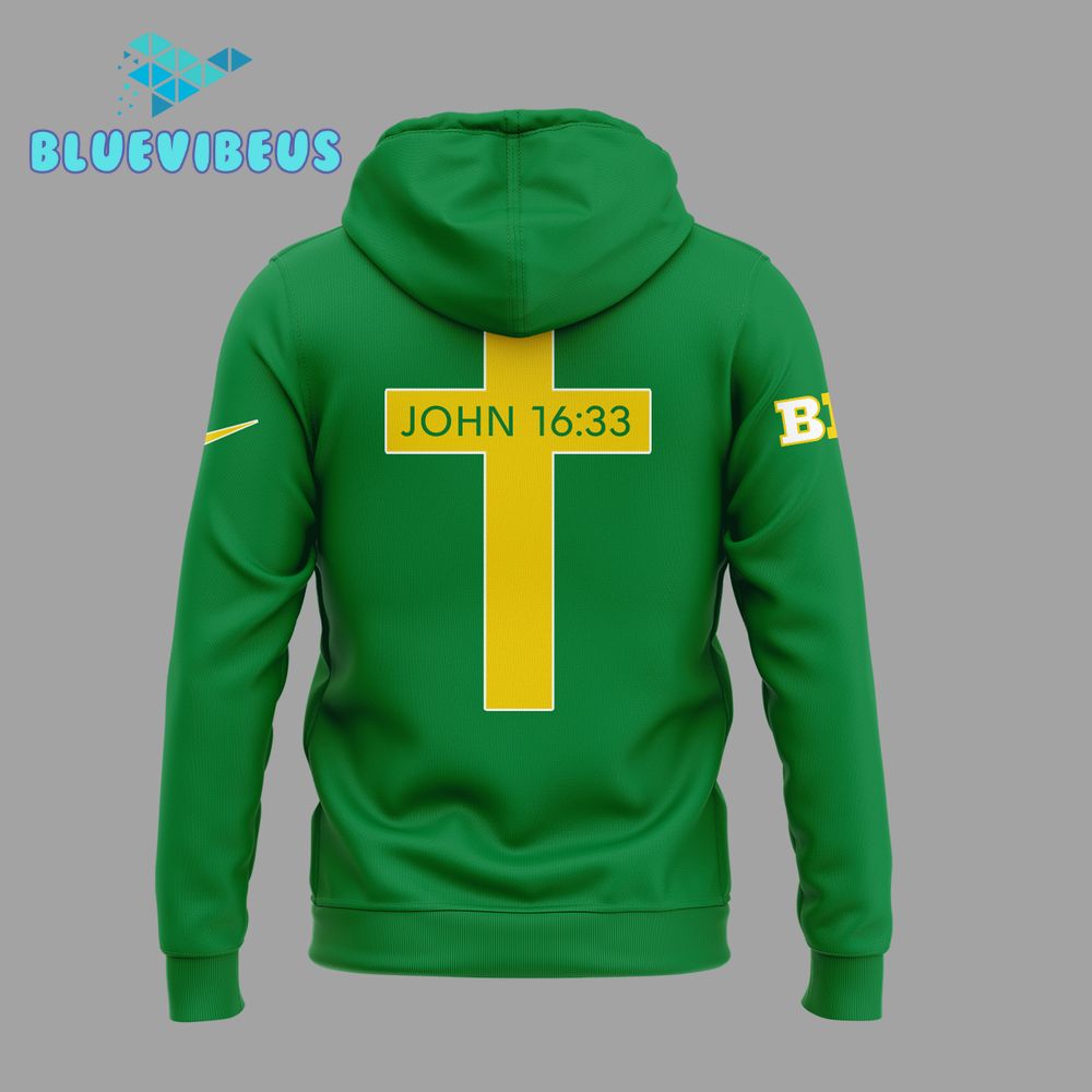 Jesus Won Oregon Football Green And Yellow Hoodie