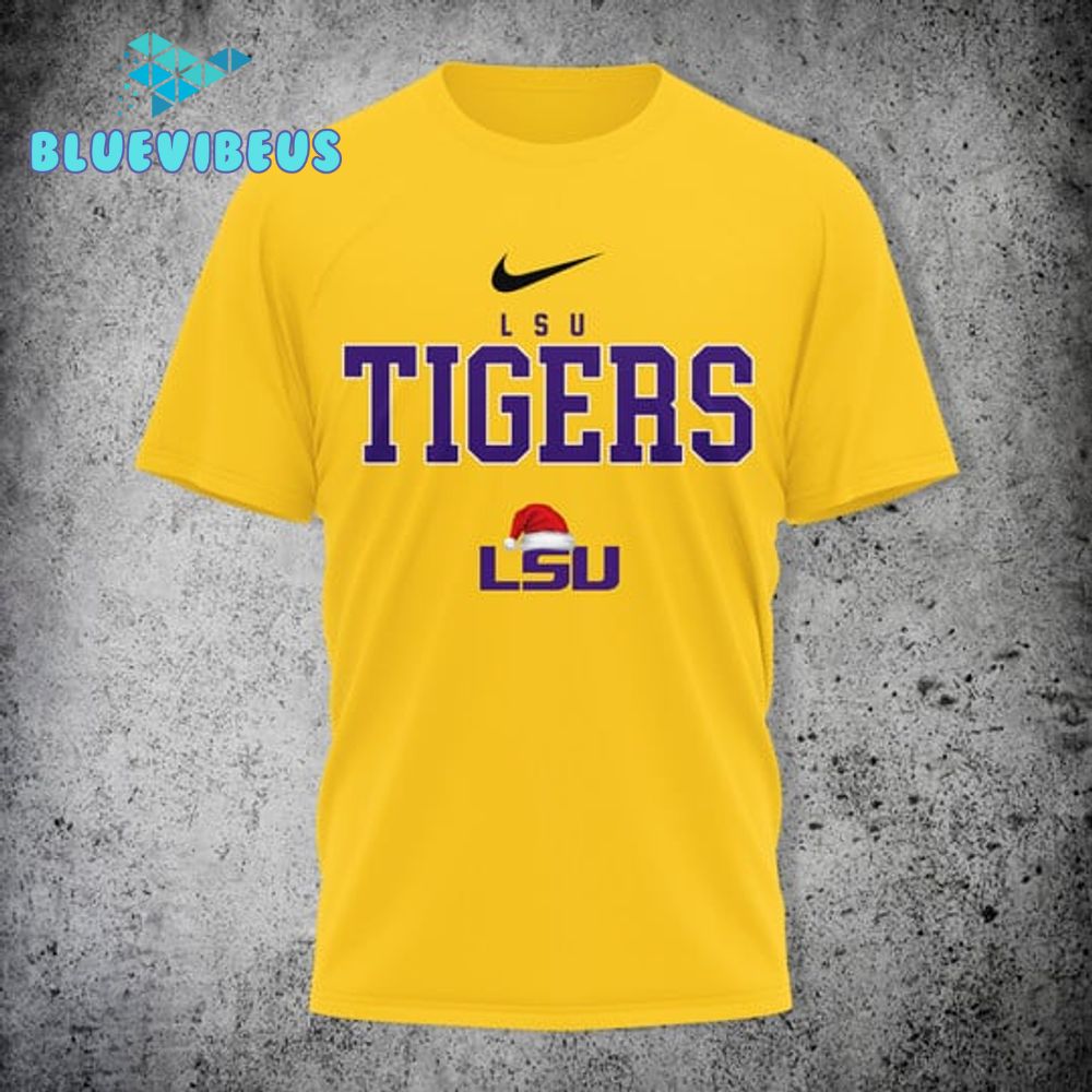 LSU Tigers Football Premium 3D Yellow Shirt