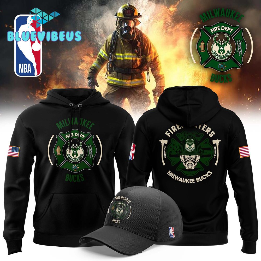 Milwaukee Bucks x Firefighter Appreciation Night Hoodie