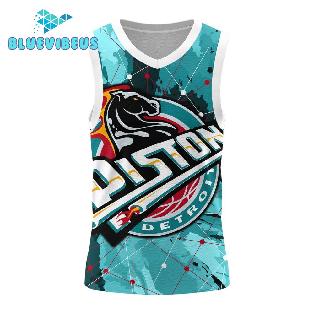 NBA Detroit Pistons Design Concept Basketball Jersey