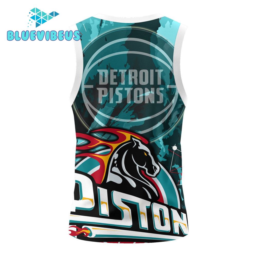 NBA Detroit Pistons Design Concept Basketball Jersey