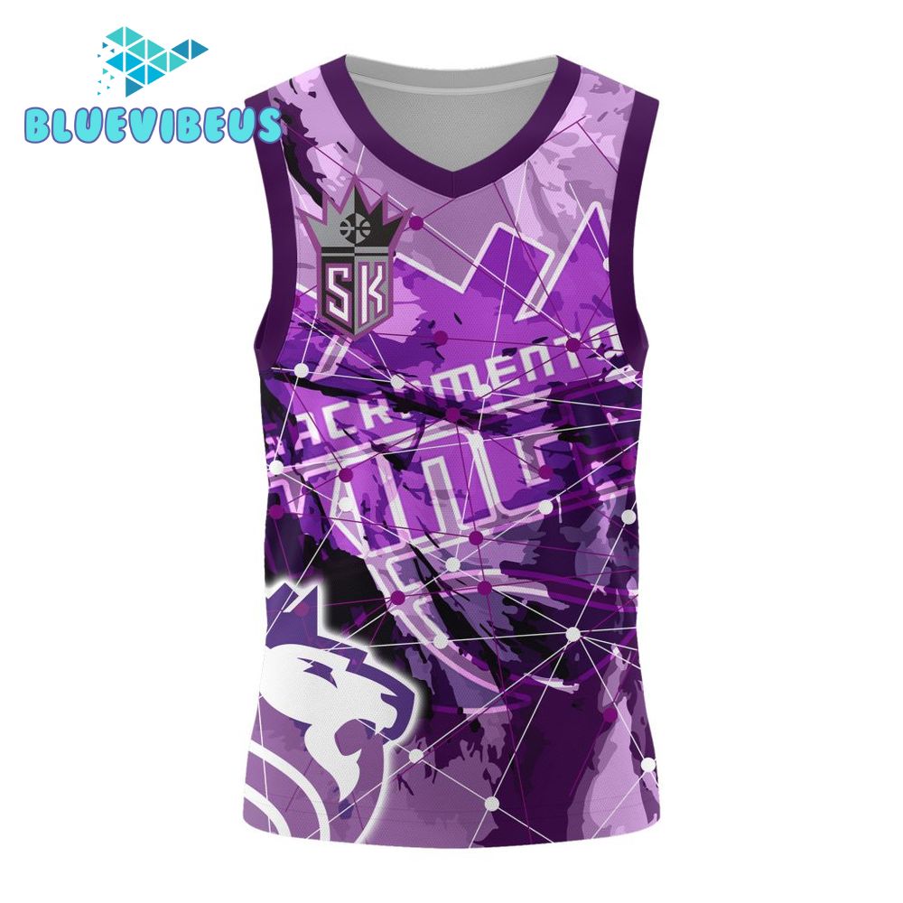 NBA Sacramento Kings Wizards Design Concept Basketball Jersey