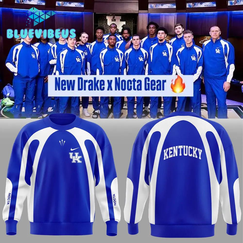 New Gear Kentucky Wildcats Nike Blue Sweatshirt