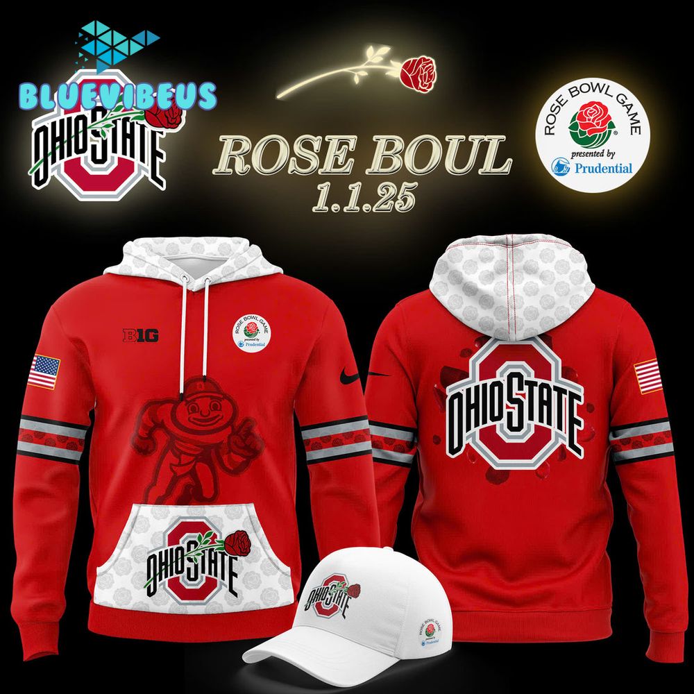 Ohio State Buckeyes Rose Bowl Game 2025 Hoodie, Pants, Cap