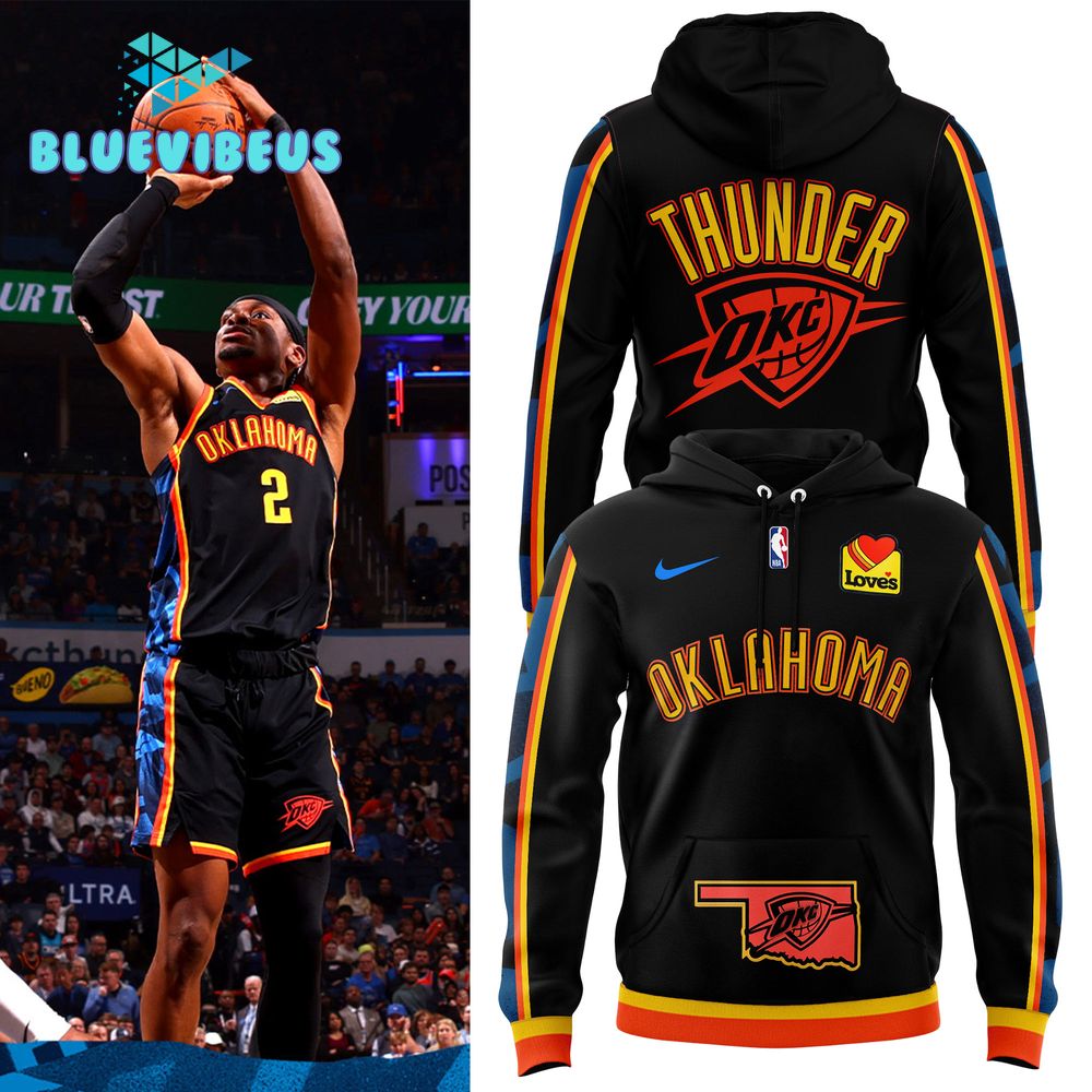 Oklahoma City Thunder 2024 Nike City Edition Swingman Hoodie