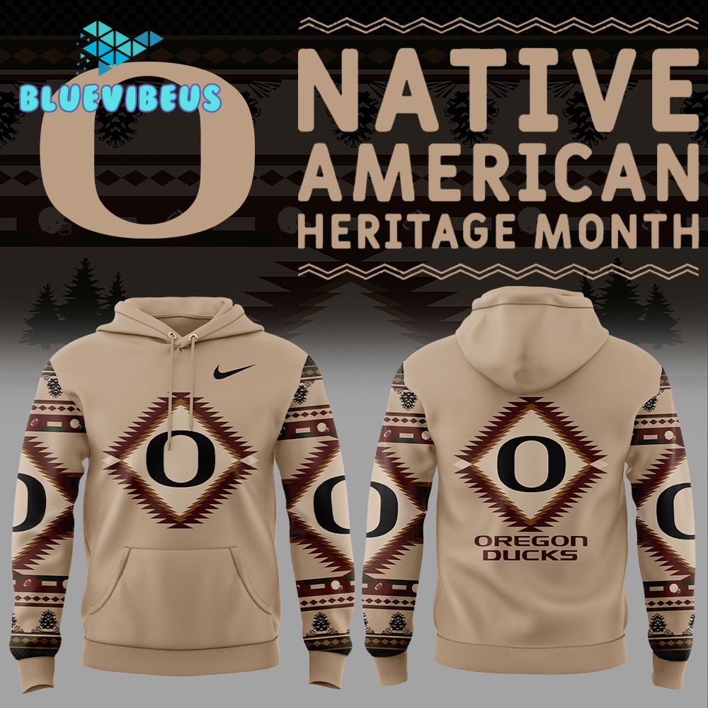 Oregon Football Native American Heritage Month Hoodie, Pants, Cap