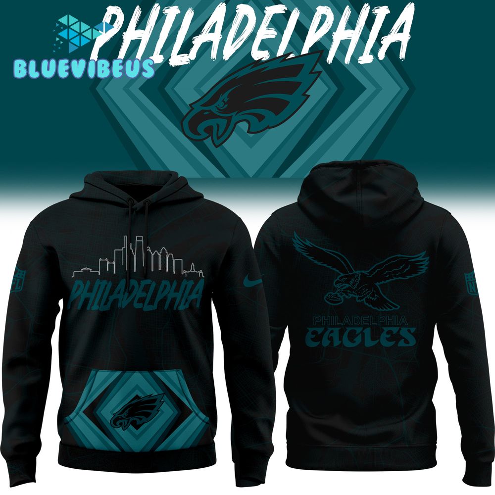 Philadelphia Eagles Limited Black Hoodie 2024