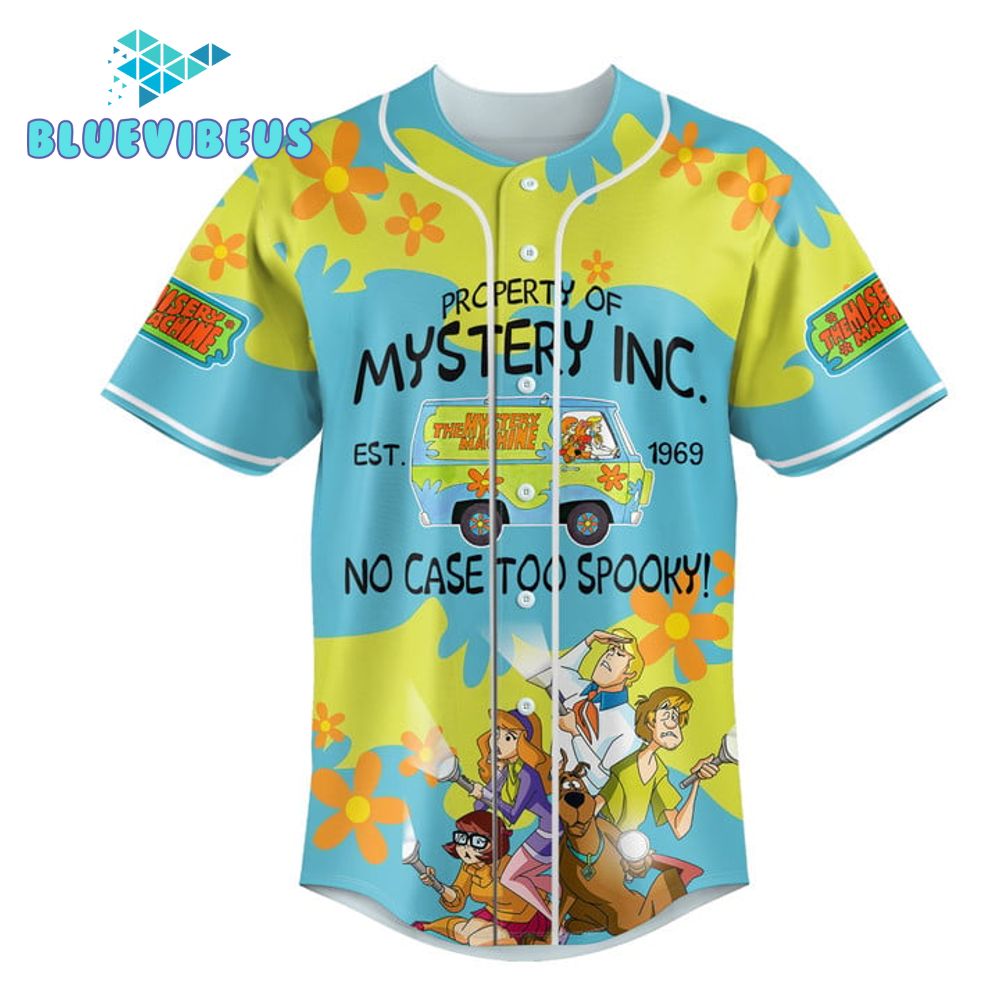 Scooby-Doo No Case Too Skooky Personalized Baseball Jersey