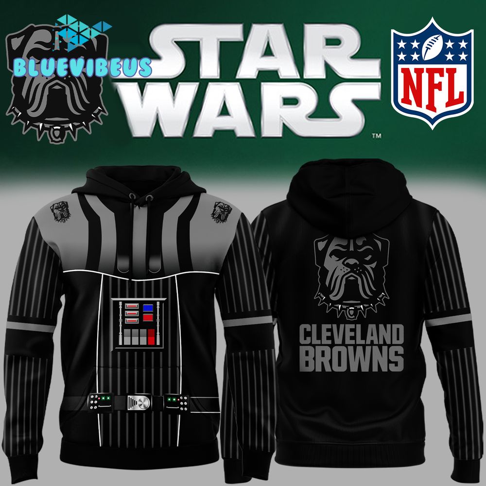 Star Wars x Cleveland Browns Limited Black Hoodie