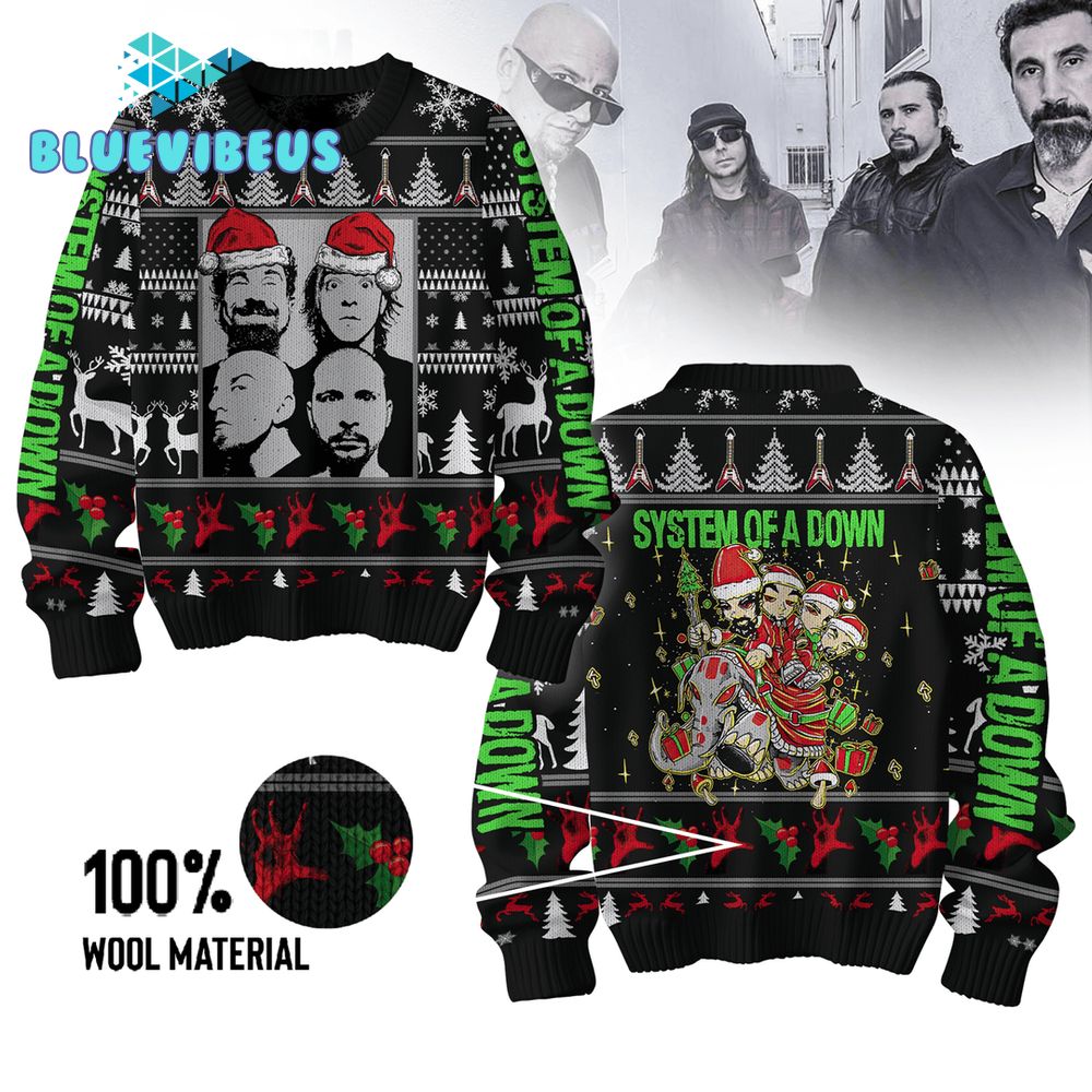 System of a Down Christmas Premium Sweater