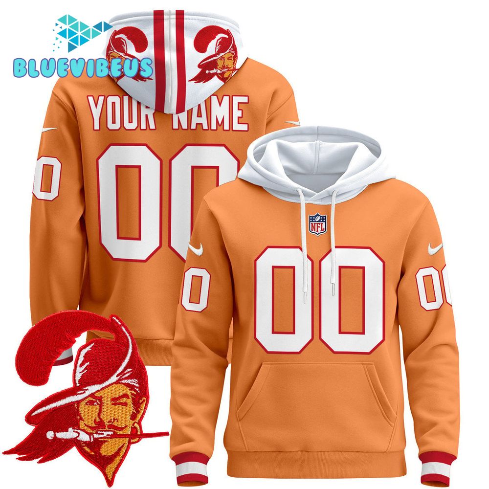 Tampa Bay Buccaneers 2024 Personalized Orange Hoodie