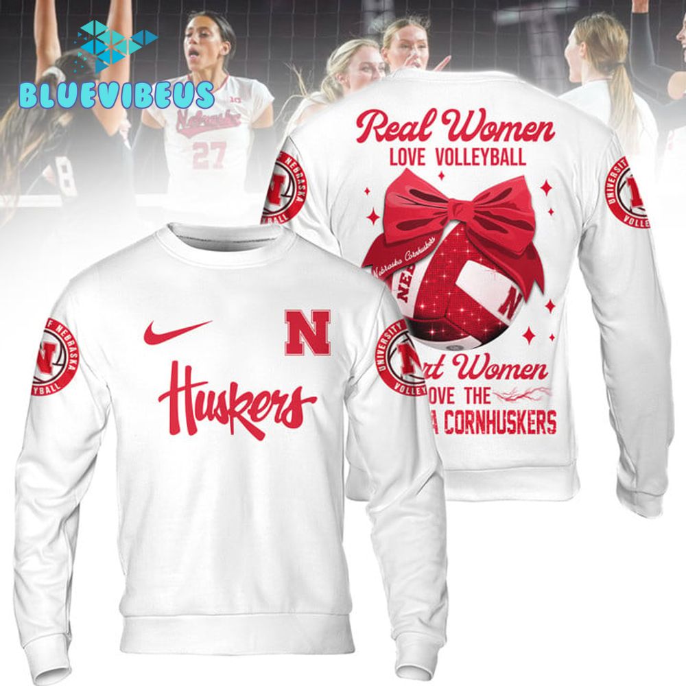 Volleyball Womens Nebraska Cornhuskers Red Sweater